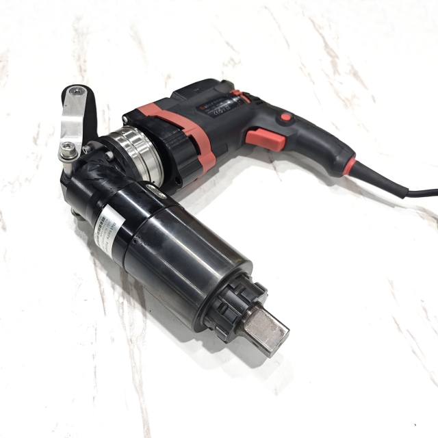 Chave de torque elétrica curvada com tela inteligente