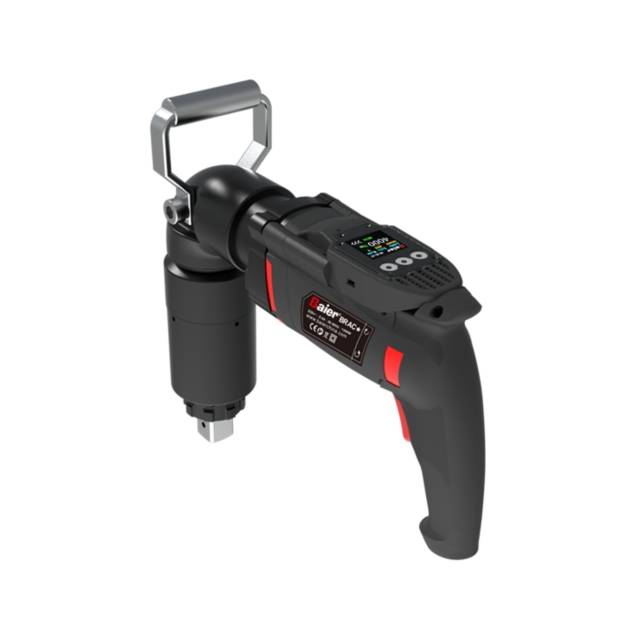 Chave de torque elétrica curvada com tela inteligente