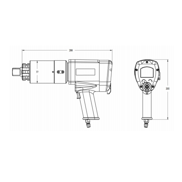 Chave de torque pneumática BRPW-M