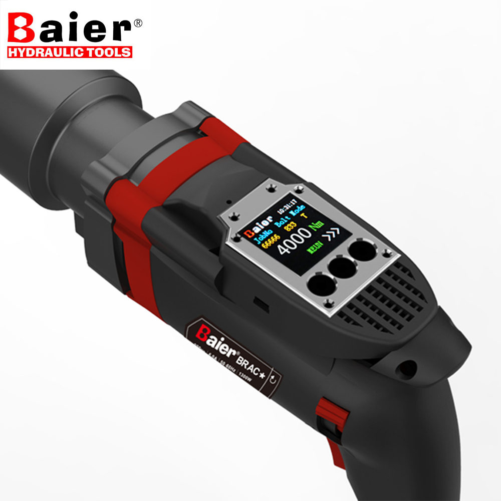 Chave elétrica de mega torque BRAC-S6000, 900-5700Nm, projetada para montagem de megaestrutura