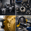 Chave de torque sem fio resistente de 12000Nm para ferramenta de aparafusamento de bateria inteligente eólica e petroquímica 