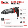 Chave de torque elétrica de alto torque BRAC-S12000 para mineração e manutenção de campos petrolíferos 1800-11500Nm
