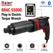 Chave de torque elétrica plug-in BRAC-S5000 com motor Metabo para montagem de turbina eólica