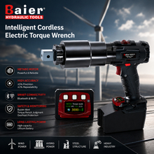 Chave de torque sem fio resistente de 12000Nm para ferramenta de aparafusamento de bateria inteligente eólica e petroquímica com precisão de ± 5% - Bair BRDC-SS