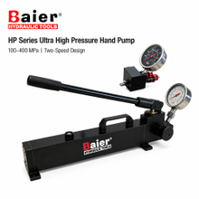 Bomba manual hidráulica de ultra alta pressão série HP 100–400 MPa 