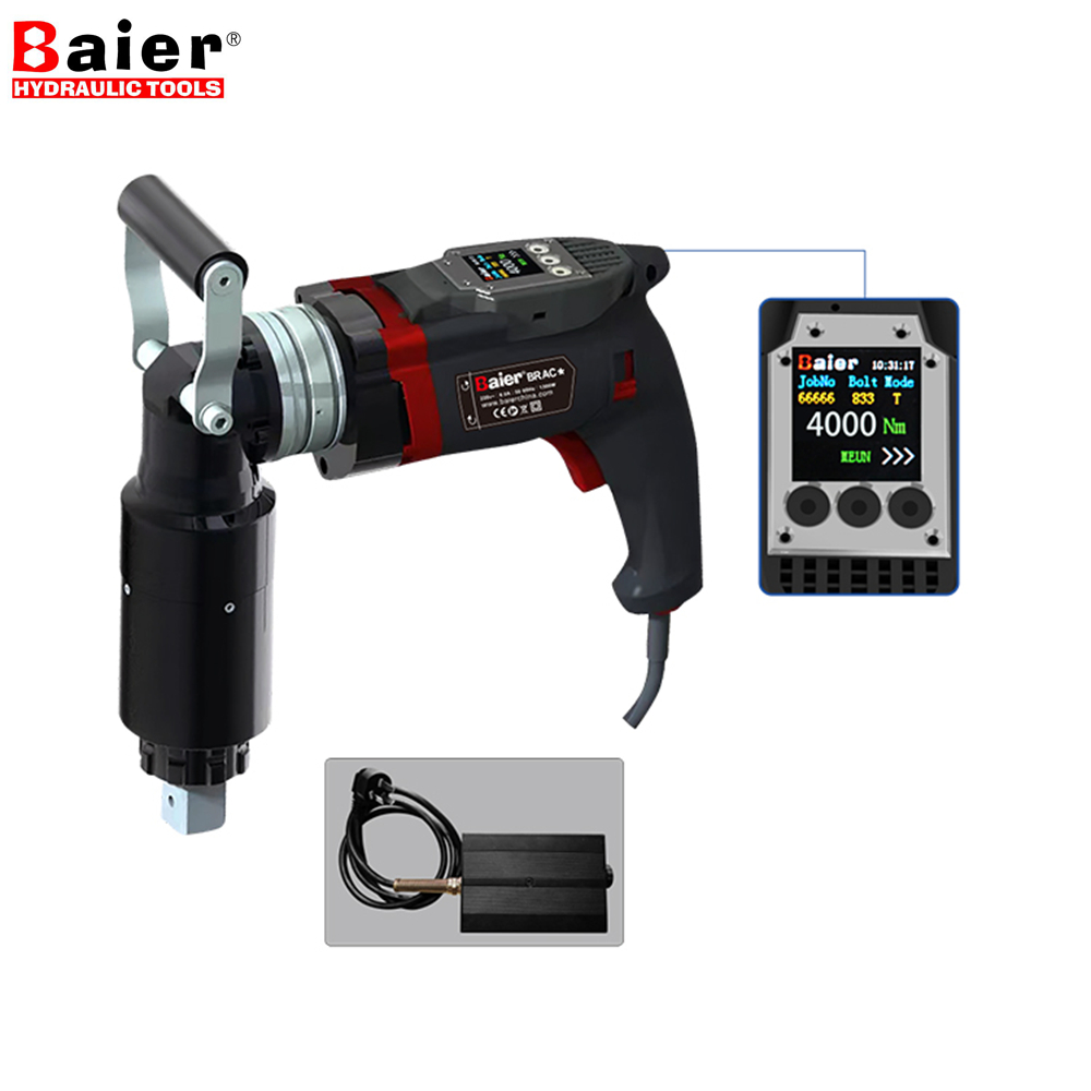 Chave angular de torque máximo Bair BRAC-A10000 1500-10000Nm para torres de turbina eólica