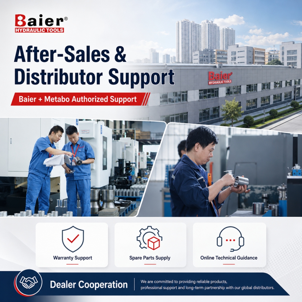 Suporte p&oacute;s-venda e distribuidor Baier para chave de torque el&eacute;trica BRAC-S5000